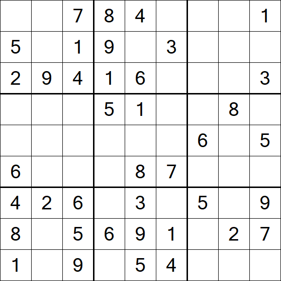 Sudoku - Medium