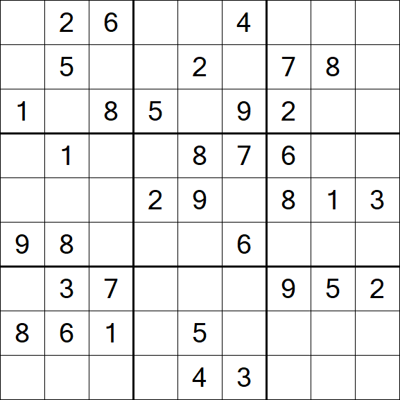 Sudoku - Mittel