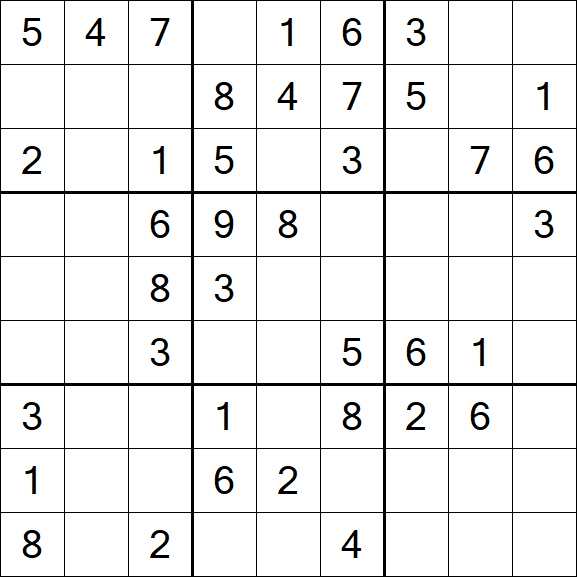 Sudoku - Medium