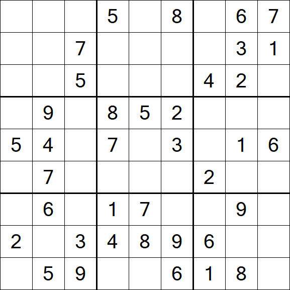 Sudoku - Medium