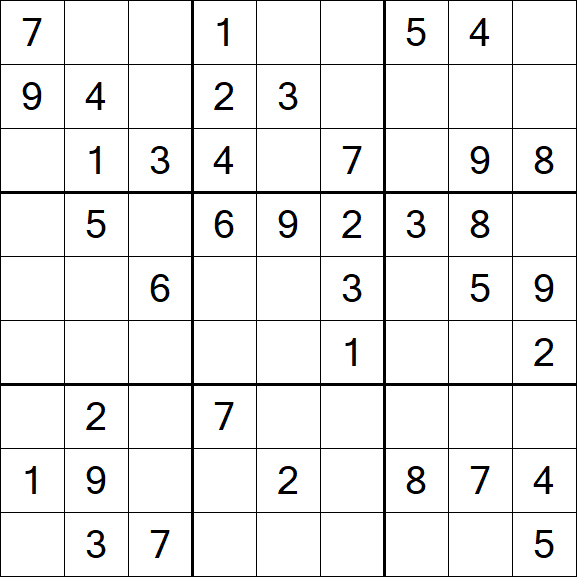 Sudoku - Medium