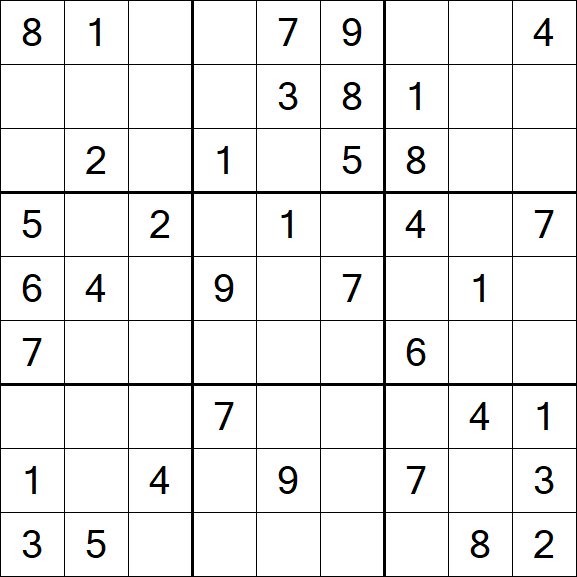 Sudoku - Medium