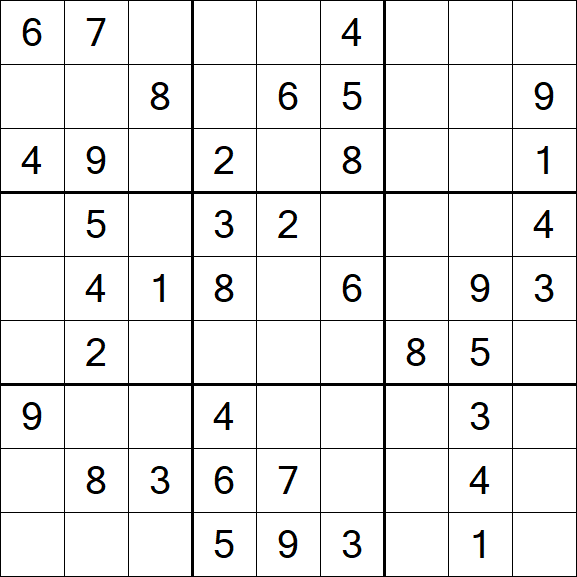 Sudoku - Médio