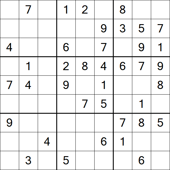 Sudoku - Médio