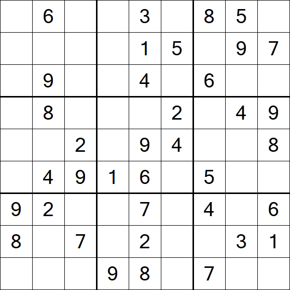 Sudoku - Médio