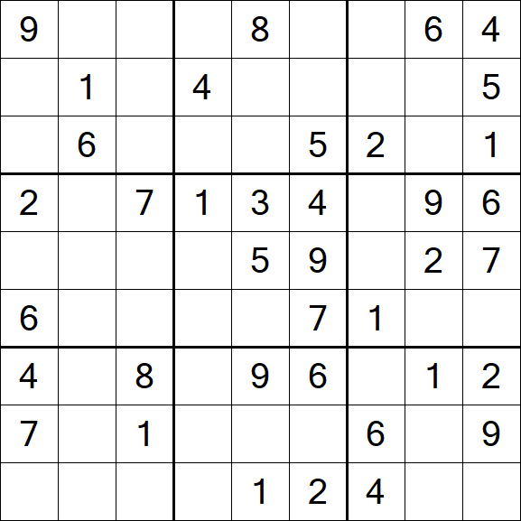 Sudoku - Médio
