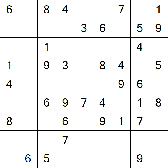 Sudoku - Médio