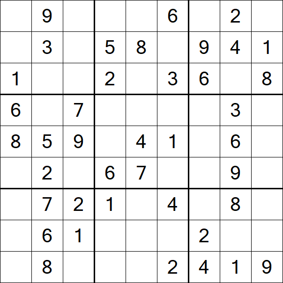 Sudoku - Médio