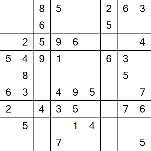 Sudoku - Medium