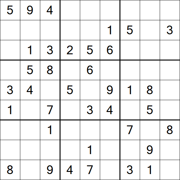 Sudoku - Médio