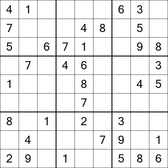Sudoku - Médio