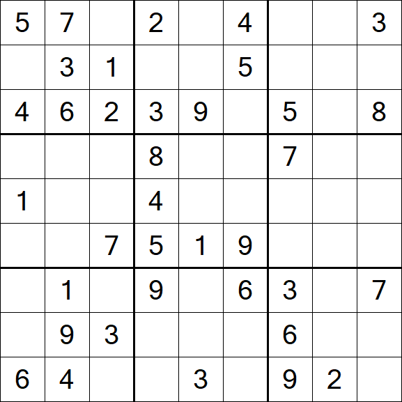 Sudoku - Médio