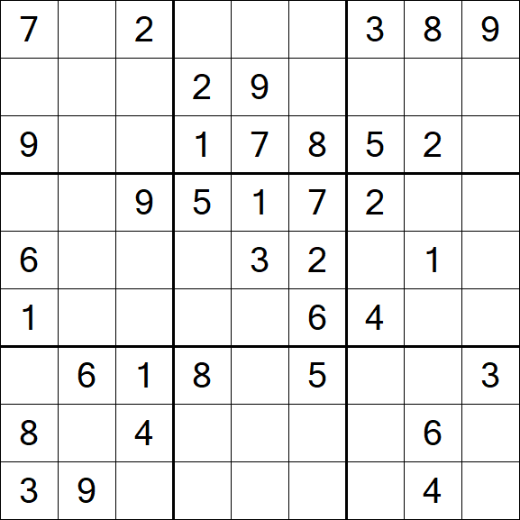 Sudoku - Médio