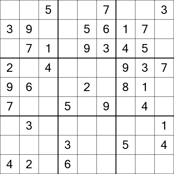 Sudoku - Médio