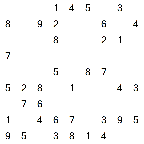 Sudoku - Médio