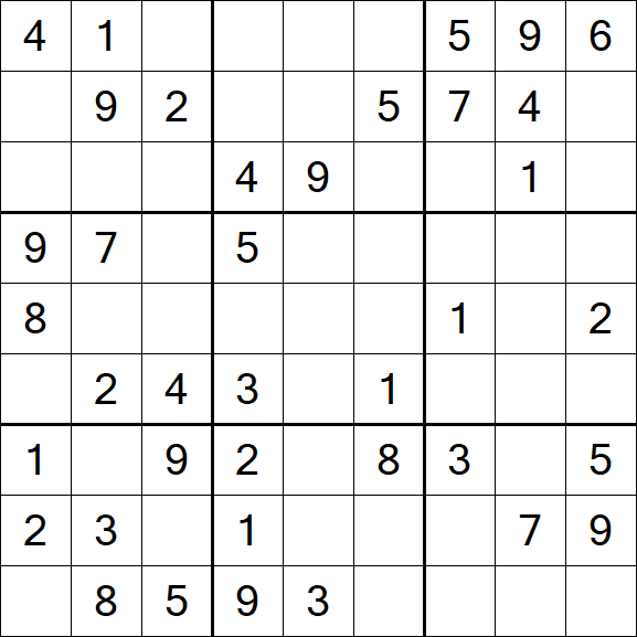 Sudoku - Médio