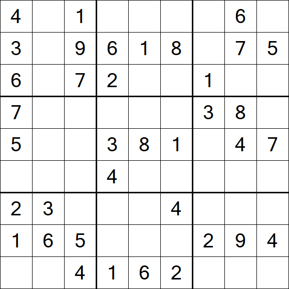 Sudoku - Médio