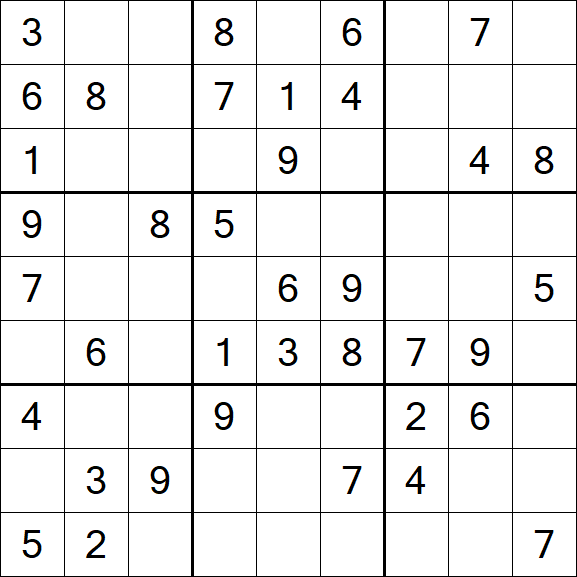 Sudoku - Médio