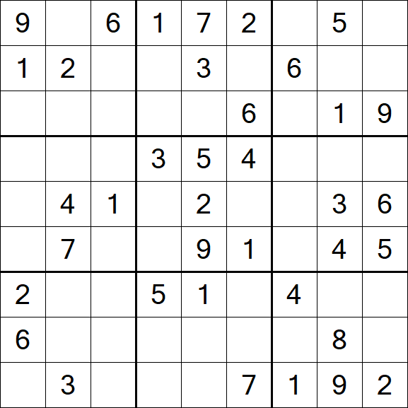 Sudoku - Médio