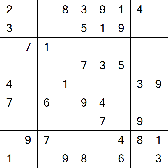 Sudoku - Médio