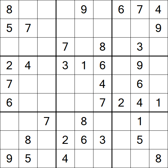 Sudoku - Médio