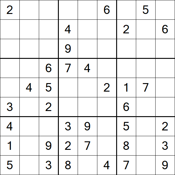 Sudoku - Médio