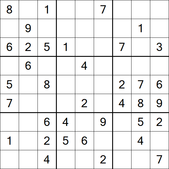 Sudoku - Médio