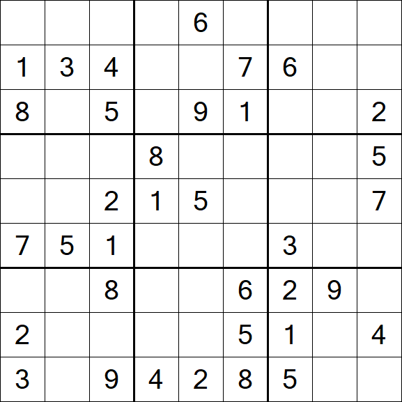 Sudoku - Médio