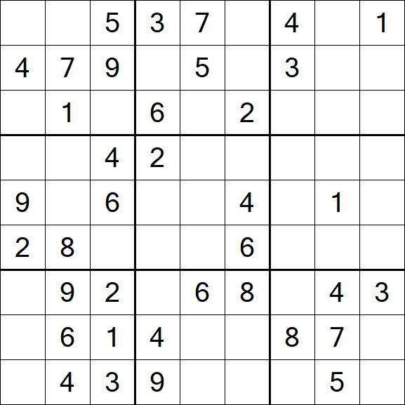 Sudoku - Médio