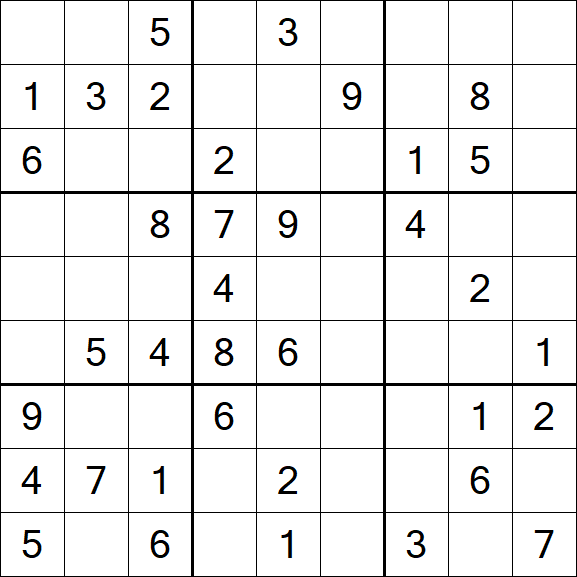 Sudoku - Médio