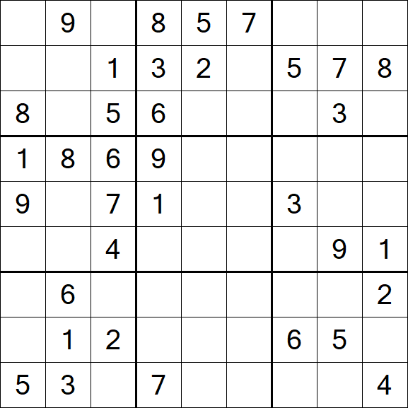Sudoku - Médio