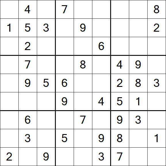 Sudoku - Médio