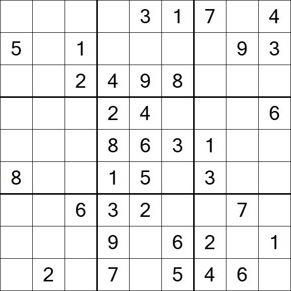 Sudoku - Médio