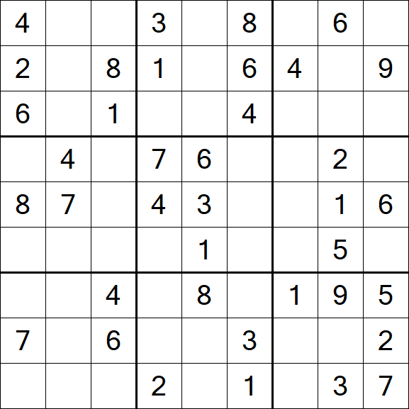 Sudoku - Médio