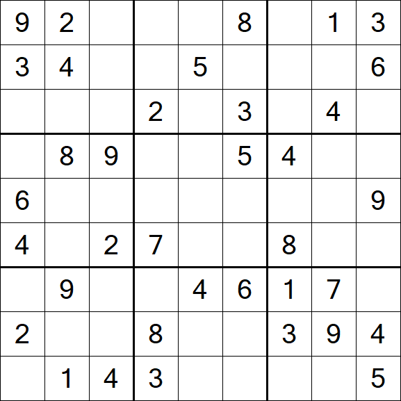 Sudoku - Médio