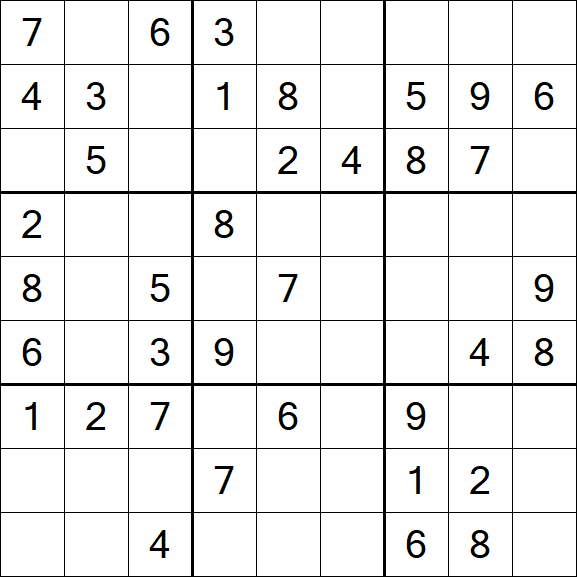 Sudoku - Medium