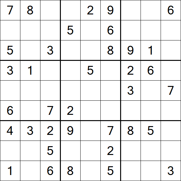 Sudoku - Medium