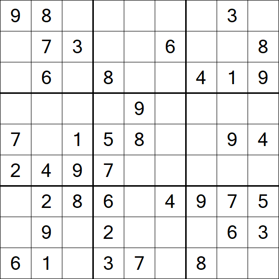 Sudoku - Moyen