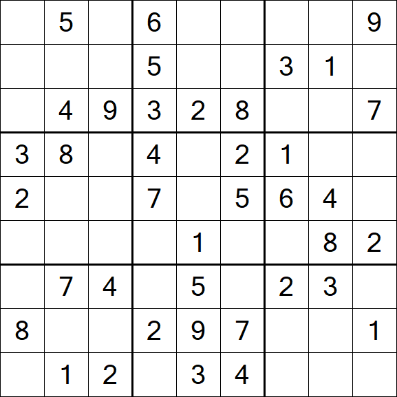 Sudoku - Médio