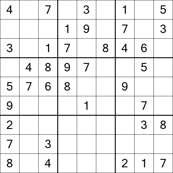 Sudoku - Moyen