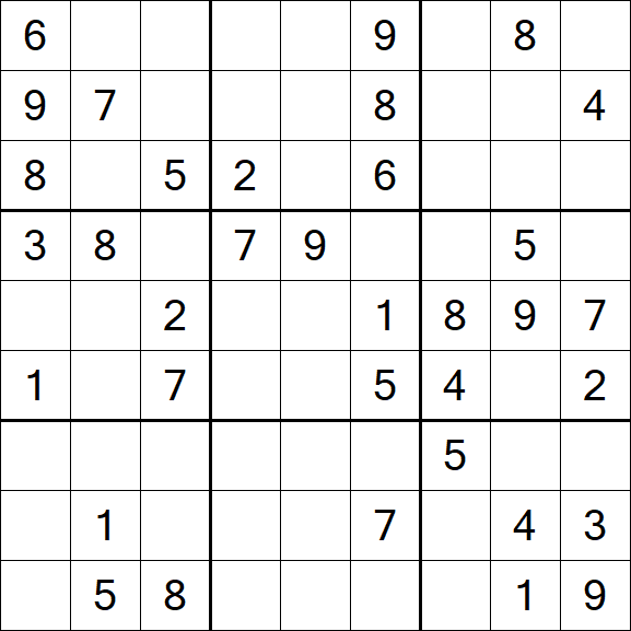 Sudoku - Moyen