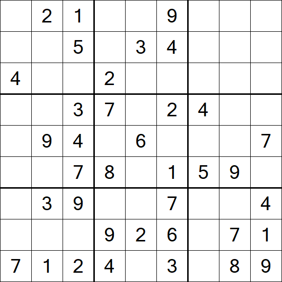 Sudoku - Mittel