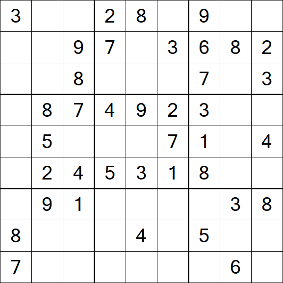 Sudoku - Moyen