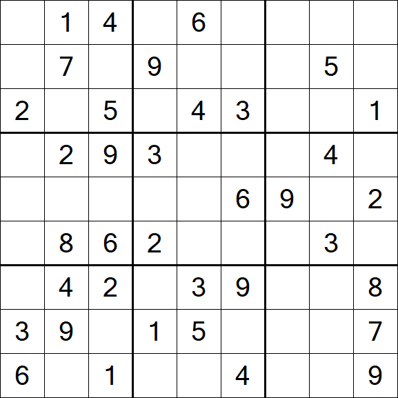 Sudoku - Moyen