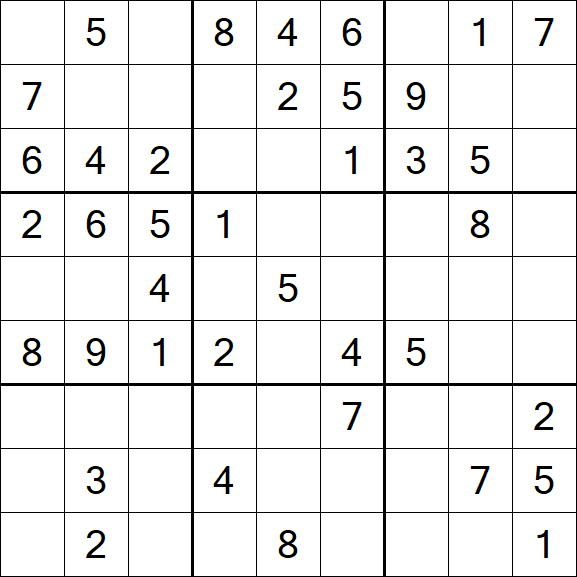 Sudoku - Medium