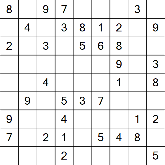 Sudoku - Medium