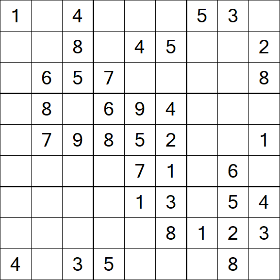 Sudoku - Medium