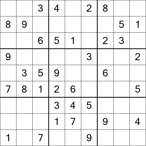 Sudoku - Medium