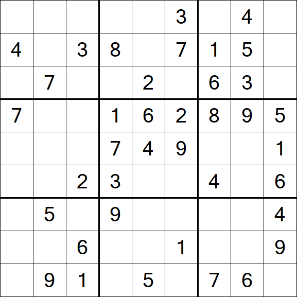 Sudoku - Medium