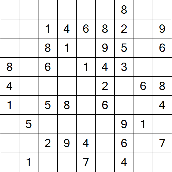 Sudoku - Medium
